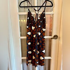 NWT SZ4 Trina Turk Los Angeles Burmese Vine Strappy Tank Dress